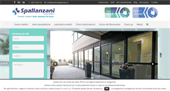 Desktop Screenshot of centrospallanzani.it
