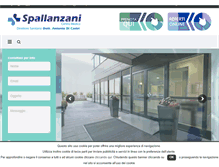 Tablet Screenshot of centrospallanzani.it